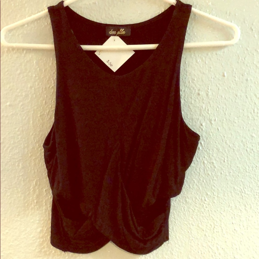Never Worn Black Crop Top